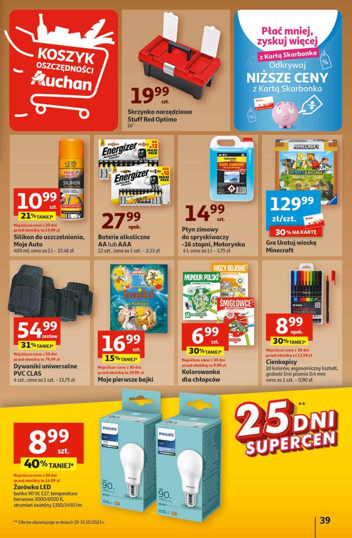 Gazetka promocyjna Auchan do 25/10/2023 str.39