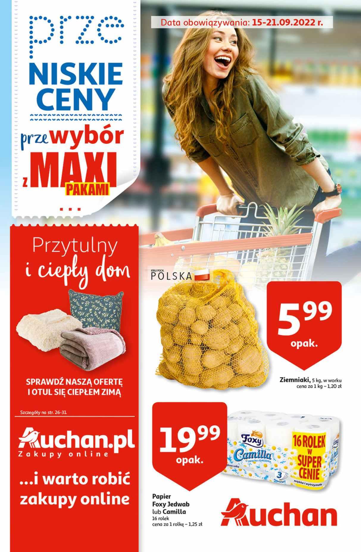 Gazetka promocyjna Auchan do 21/09/2022 str.0