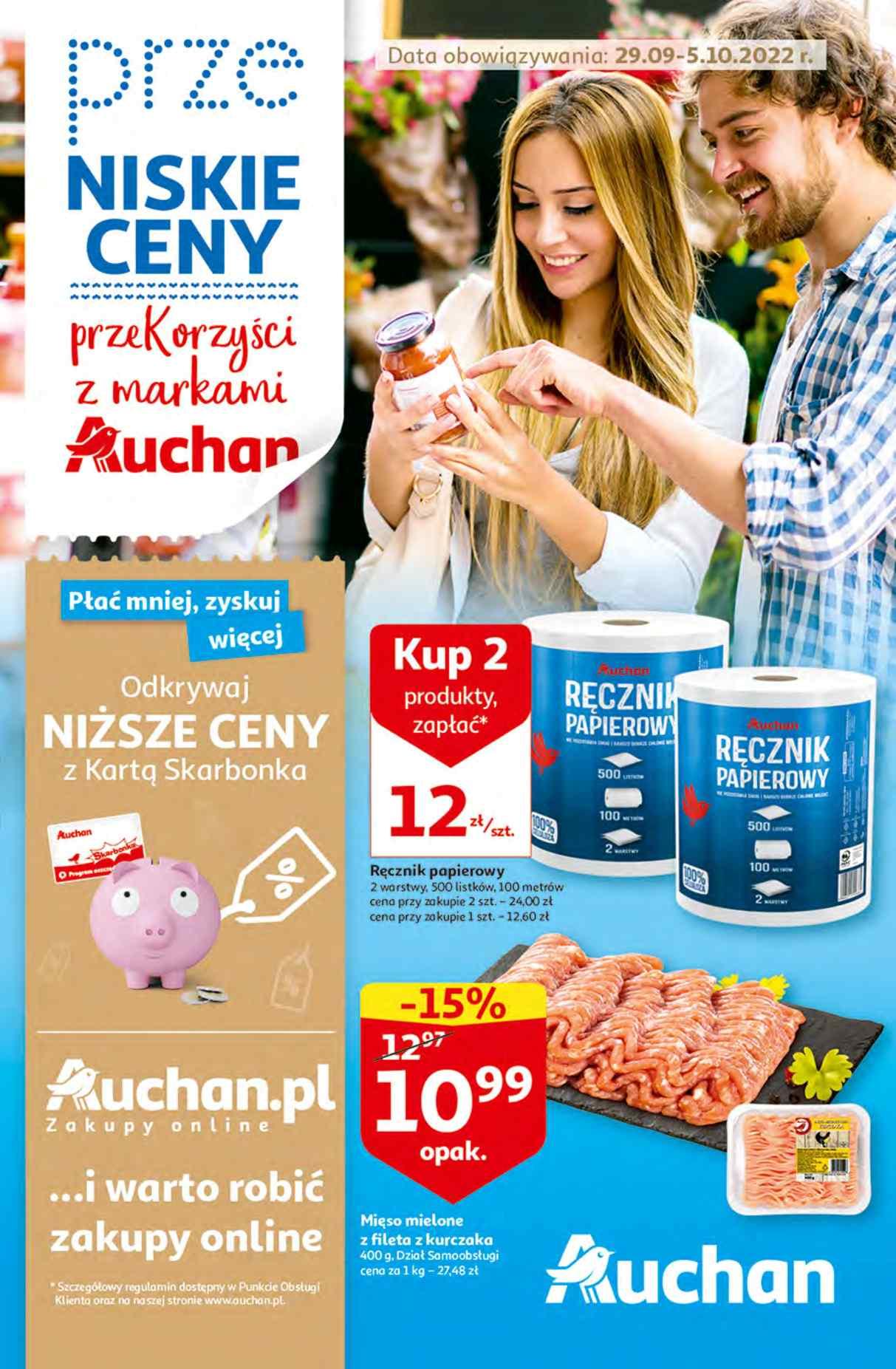 Gazetka promocyjna Auchan do 05/10/2022 str.1