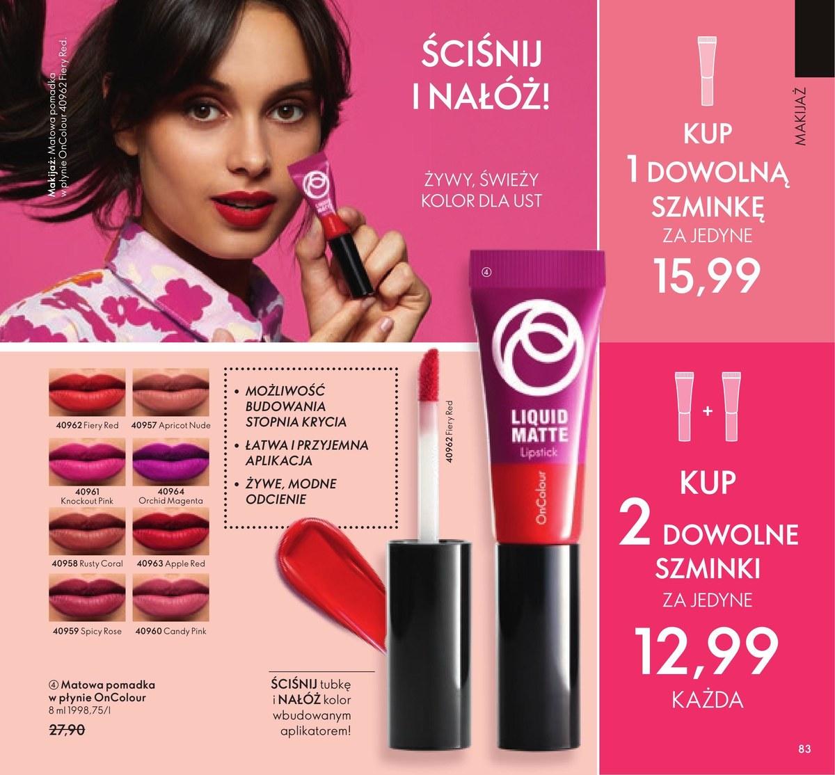 Gazetka promocyjna Oriflame do 05/07/2022 str.83