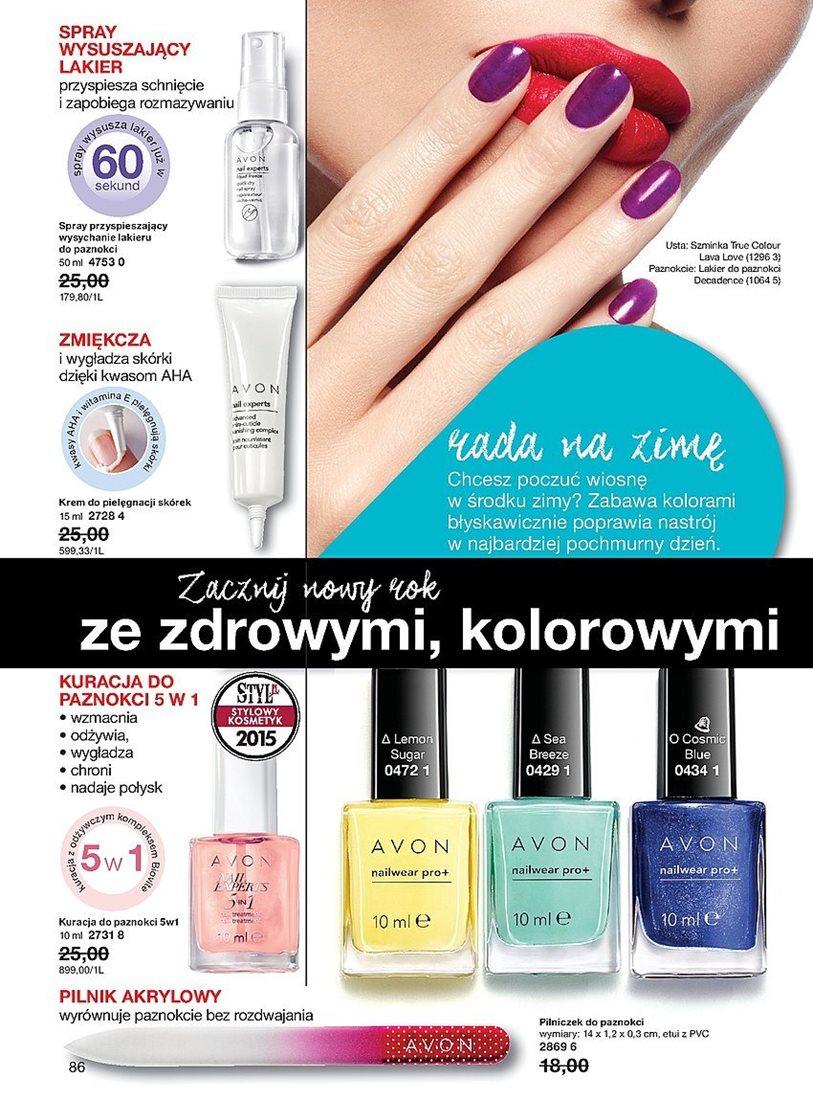 Gazetka promocyjna Avon do 16/01/2017 str.86