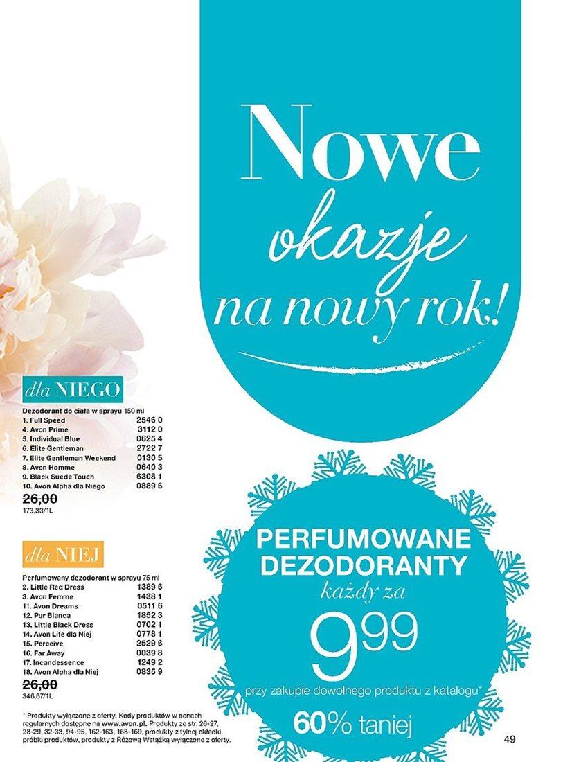 Gazetka promocyjna Avon do 16/01/2017 str.49