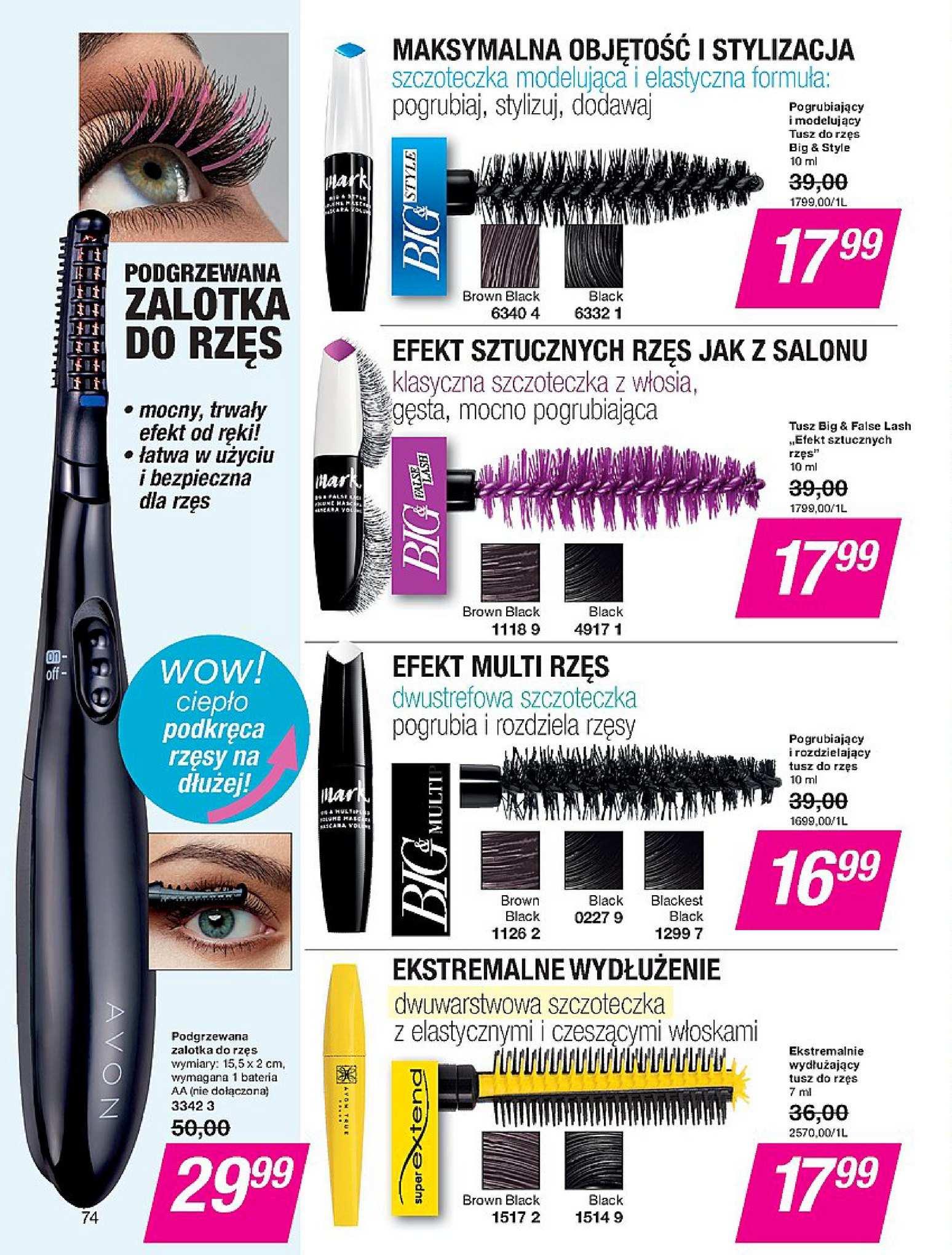 Gazetka promocyjna Avon do 17/01/2018 str.74