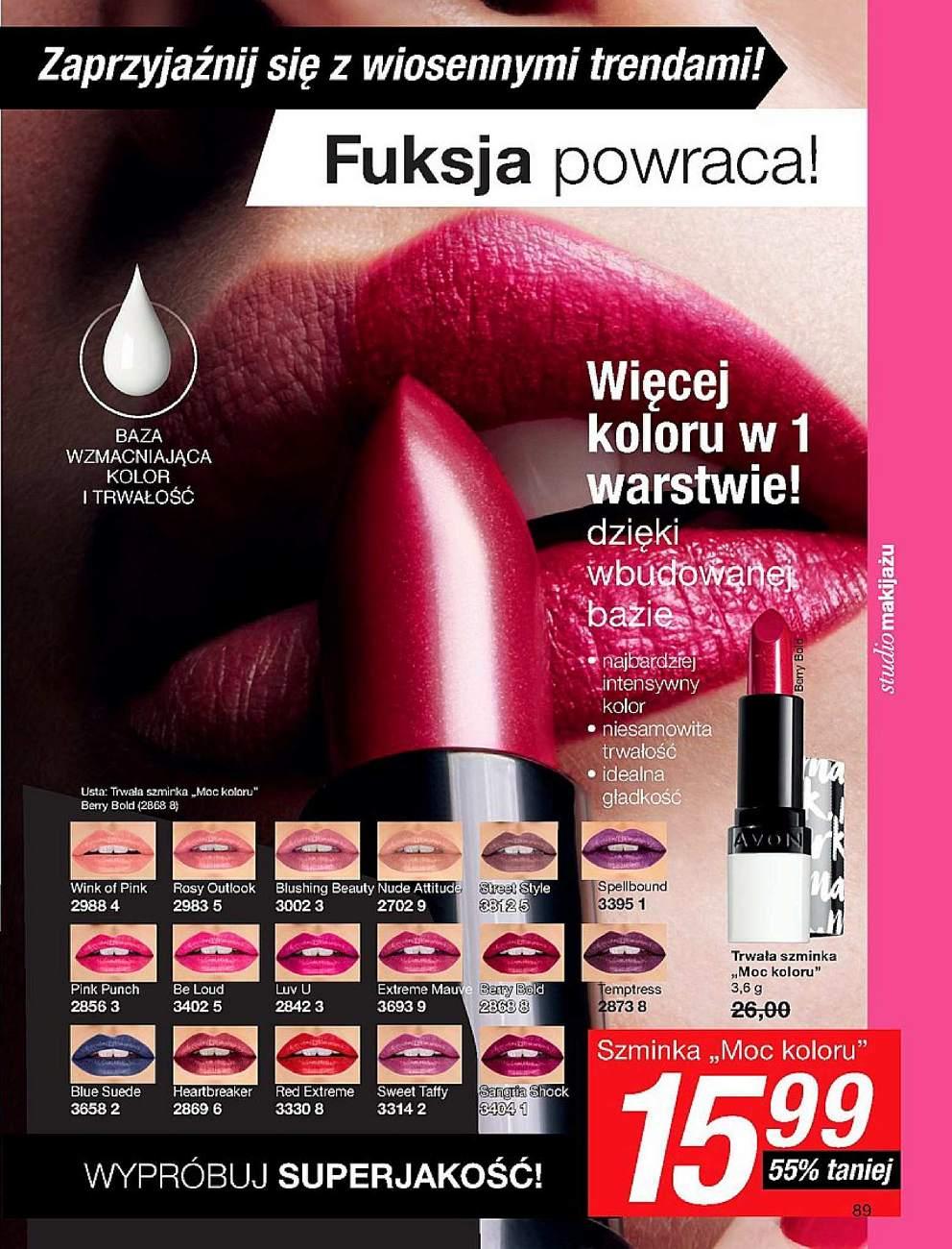 Gazetka promocyjna Avon do 21/03/2018 str.89