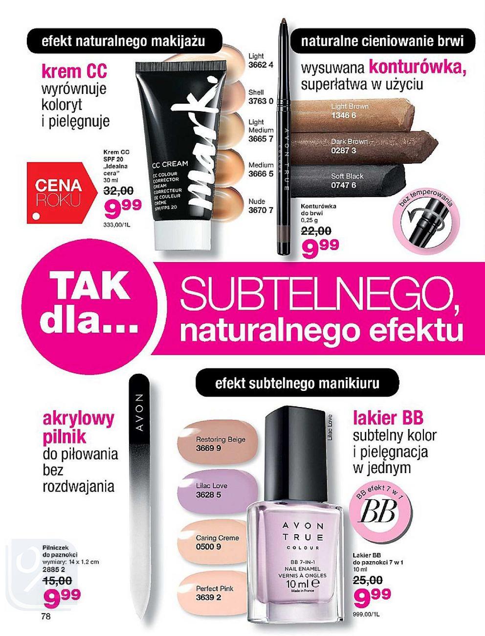 Gazetka promocyjna Avon do 11/04/2018 str.78