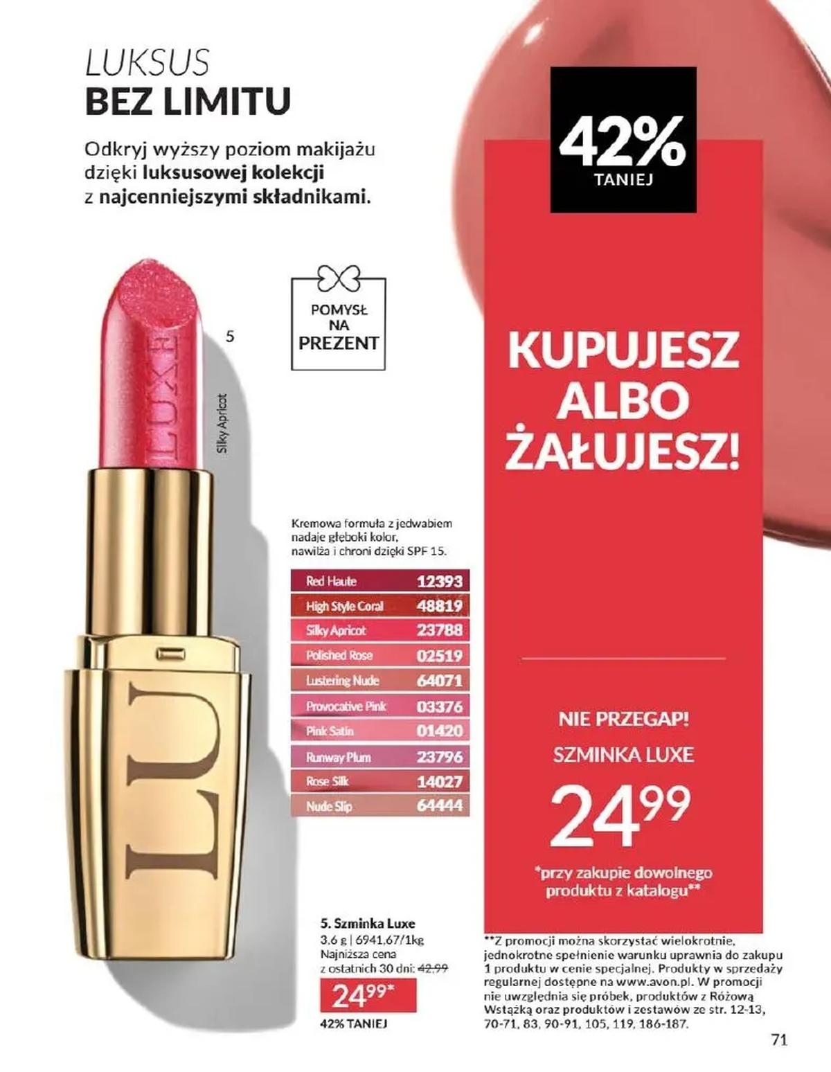 Gazetka promocyjna Avon do 31/05/2025 str.71