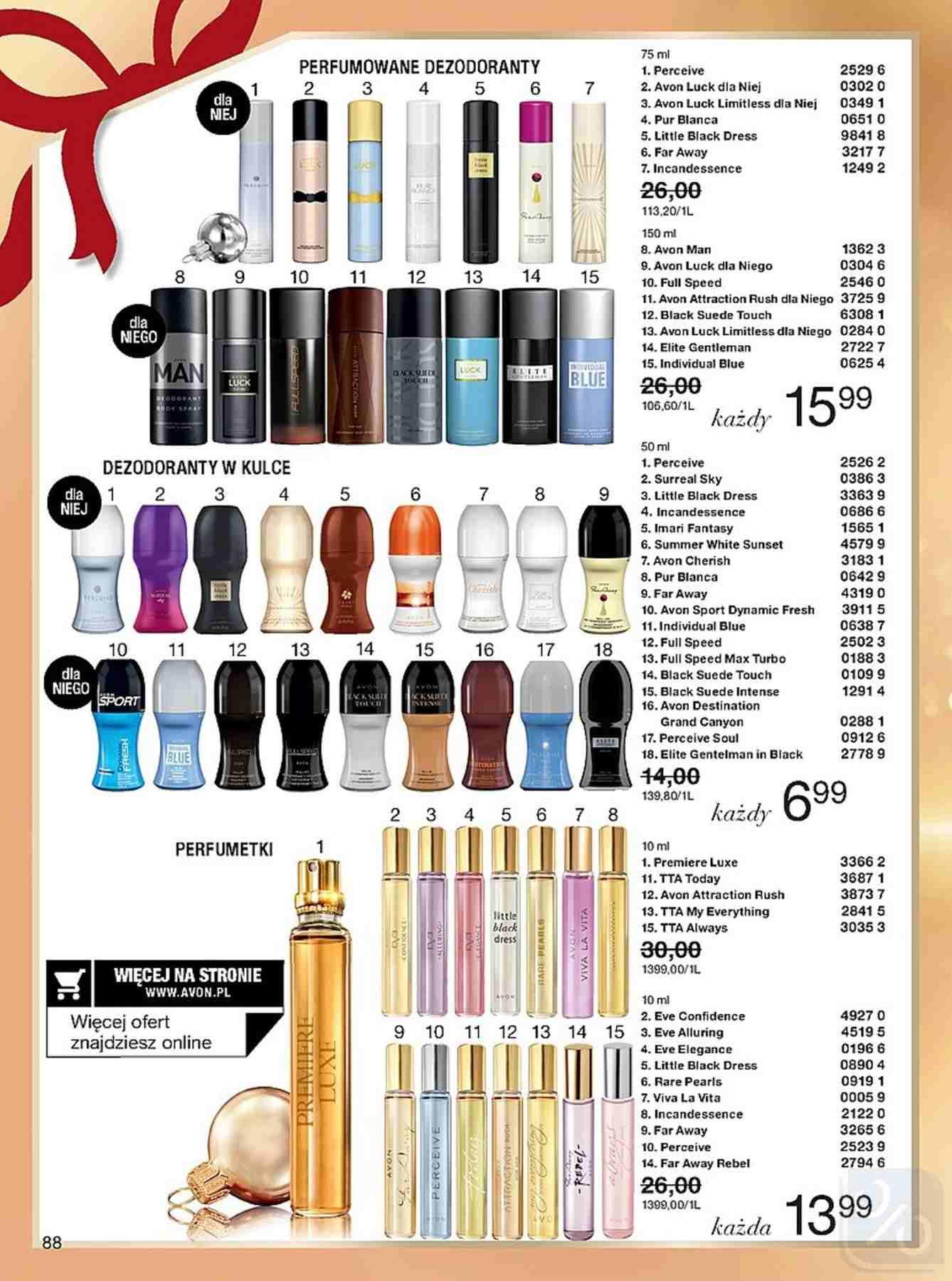 Gazetka promocyjna Avon do 27/12/2018 str.88