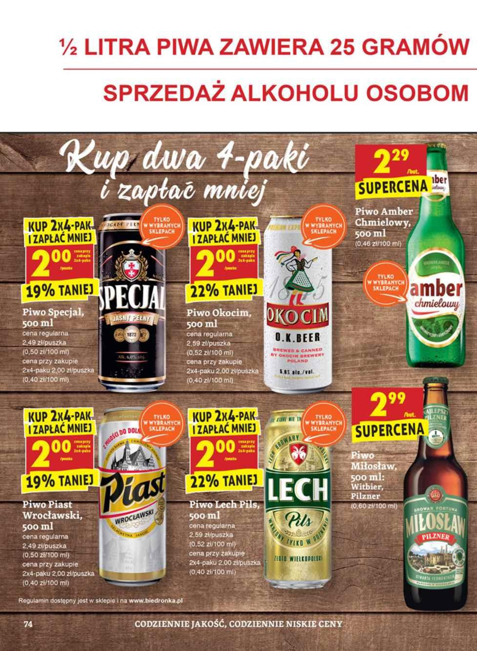 Gazetka promocyjna Biedronka do 17/11/2018 str.74