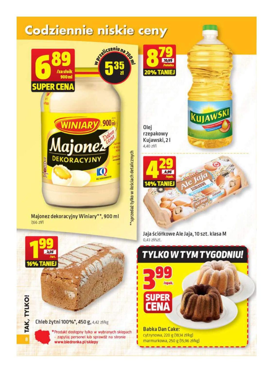 Gazetka promocyjna Biedronka do 30/03/2016 str.8