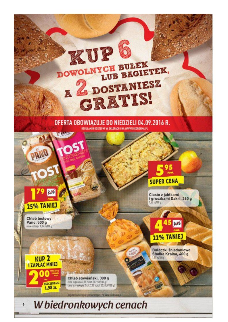 Gazetka promocyjna Biedronka do 07/09/2016 str.6