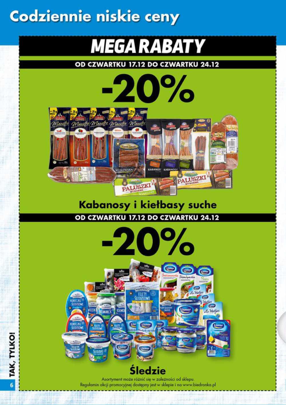 Gazetka promocyjna Biedronka do 23/12/2015 str.6