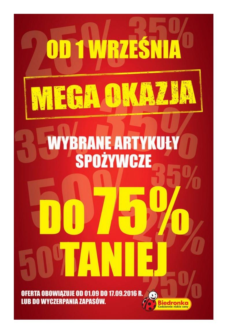 Gazetka promocyjna Biedronka do 07/09/2016 str.25