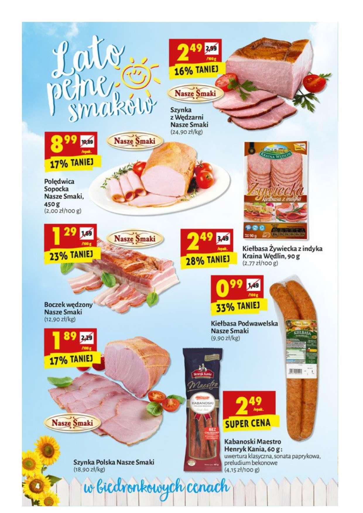 Gazetka promocyjna Biedronka do 31/07/2016 str.4