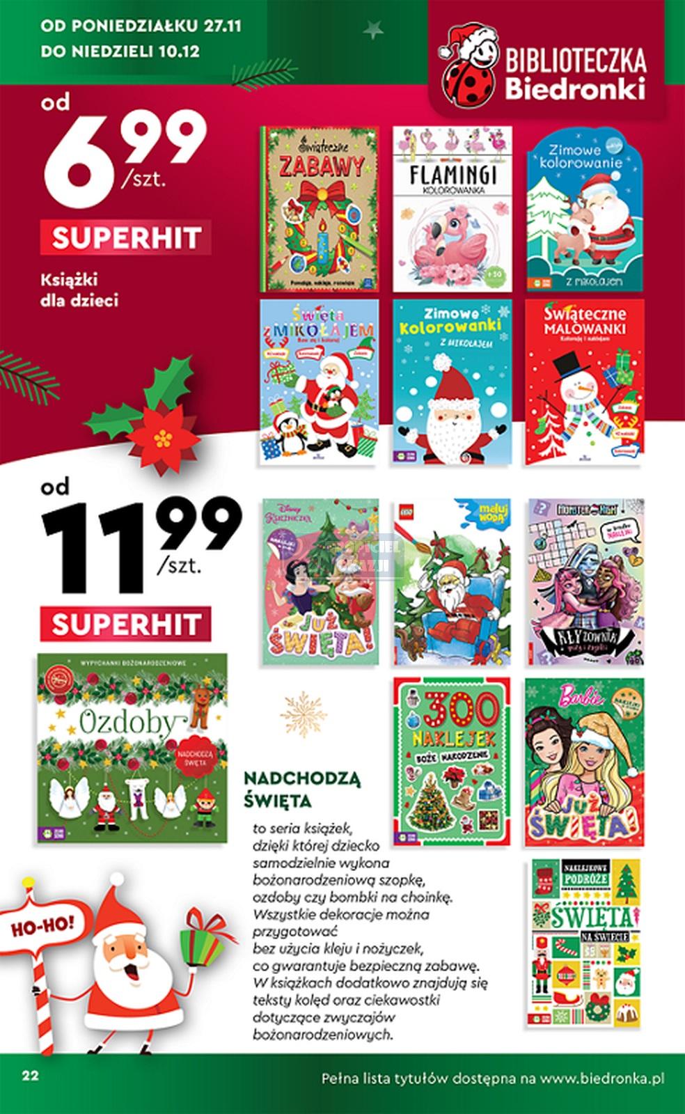 Gazetka promocyjna Biedronka do 02/12/2023 str.22