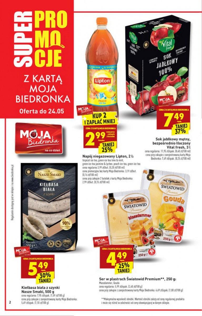 Gazetka promocyjna Biedronka do 24/05/2017 str.2