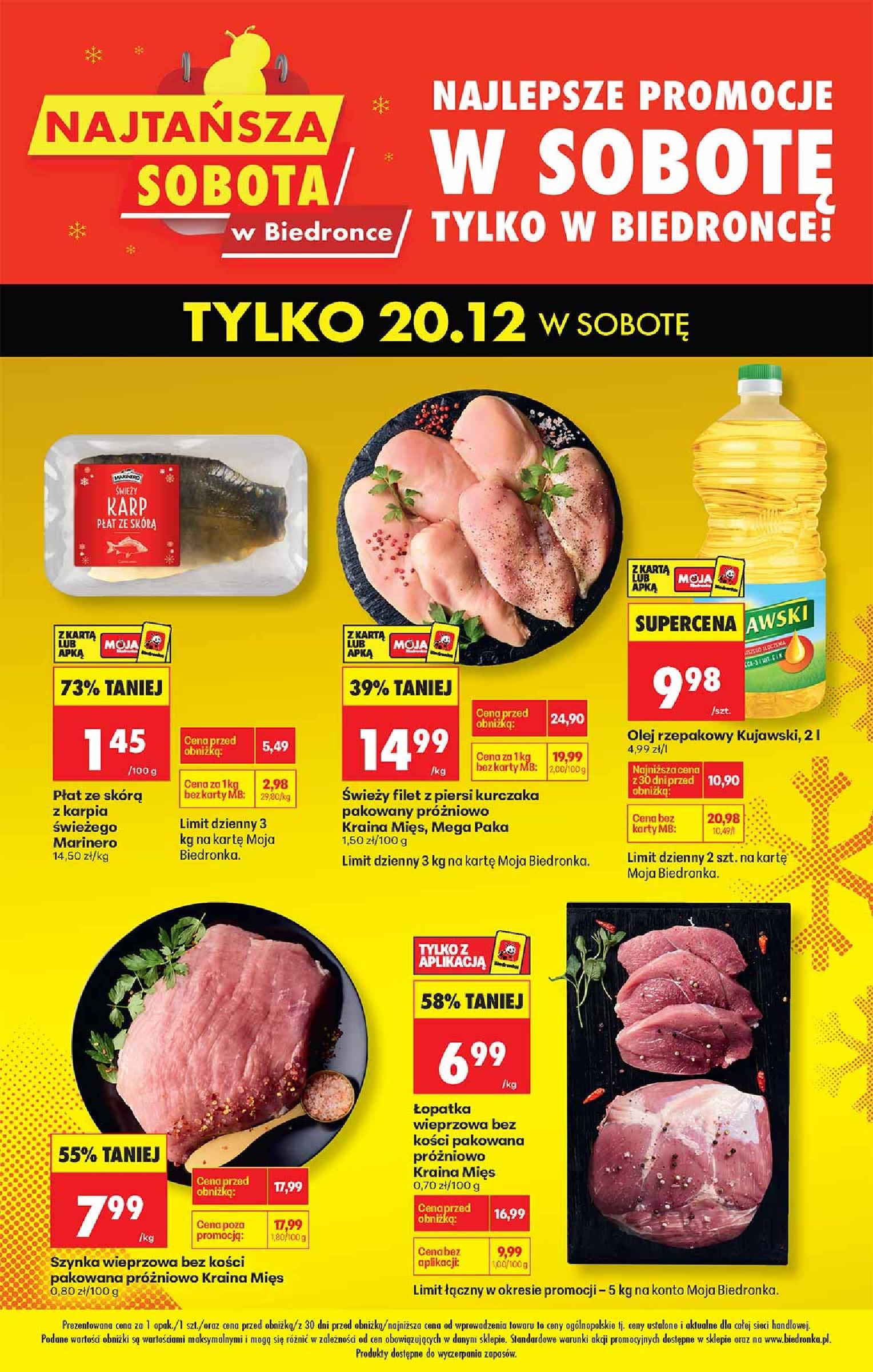 Gazetka promocyjna Biedronka do 20/12/2025 str.1