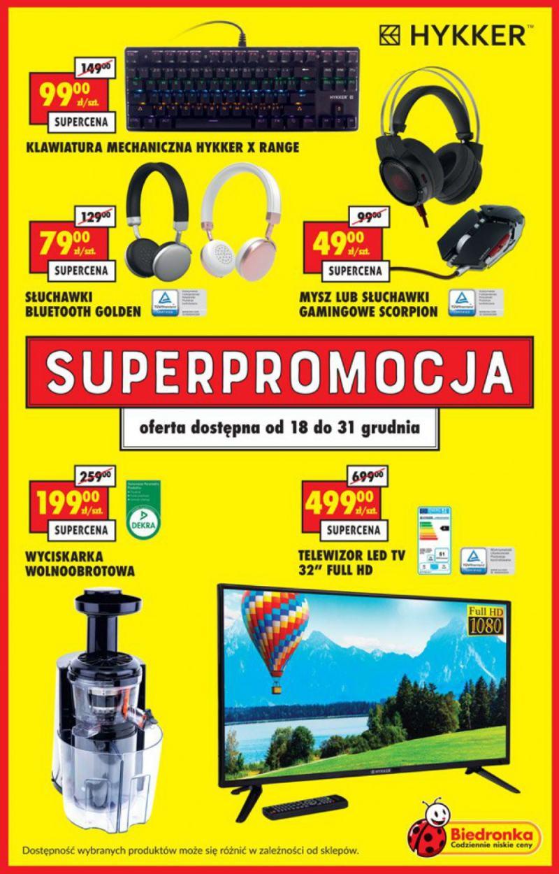 Gazetka promocyjna Biedronka do 31/12/2017 str.12