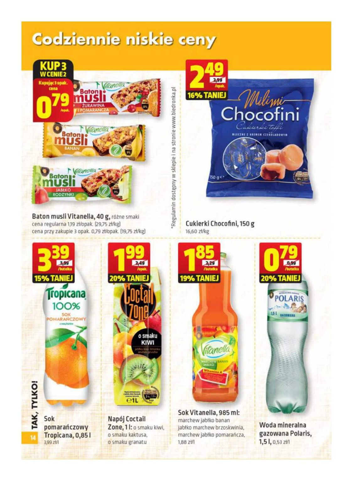 Gazetka promocyjna Biedronka do 30/03/2016 str.14