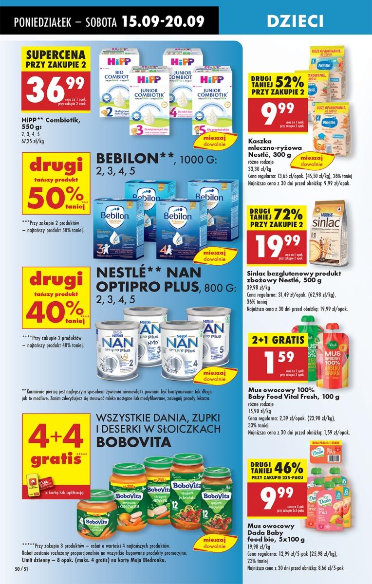 Gazetka promocyjna Biedronka do 20/09/2025 str.50