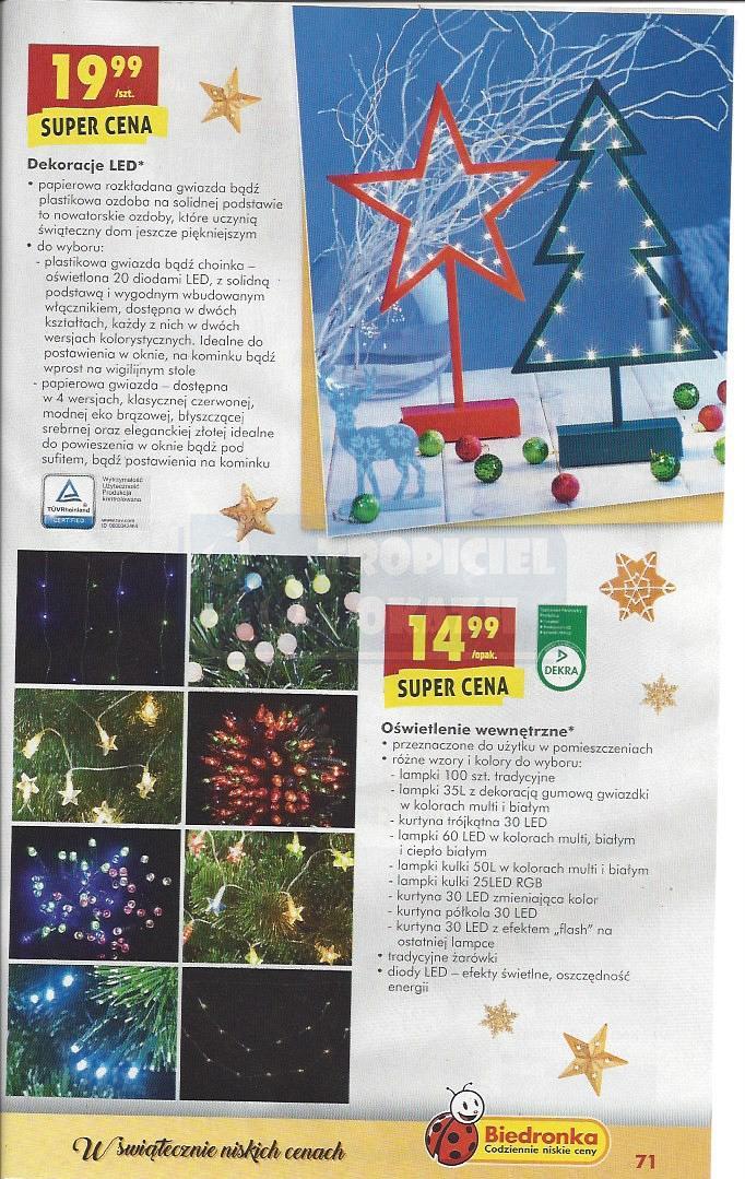 Gazetka promocyjna Biedronka do 30/11/2016 str.71