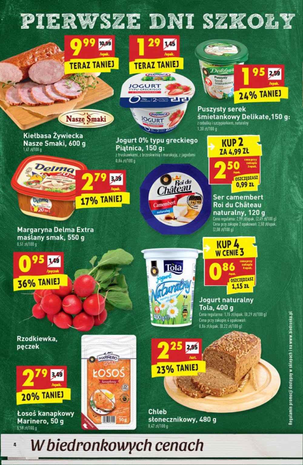 Gazetka promocyjna Biedronka do 04/09/2016 str.4