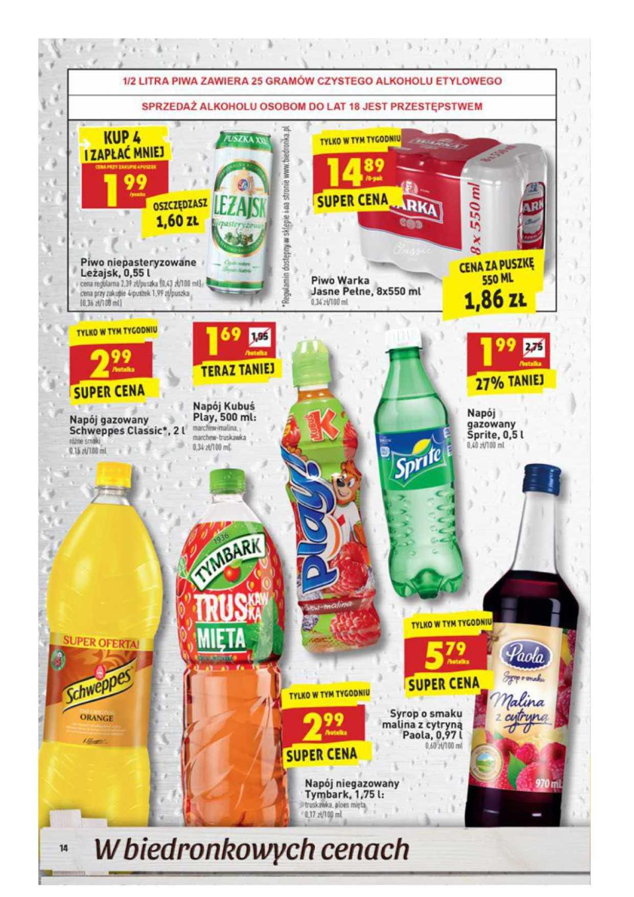 Gazetka promocyjna Biedronka do 18/05/2016 str.14