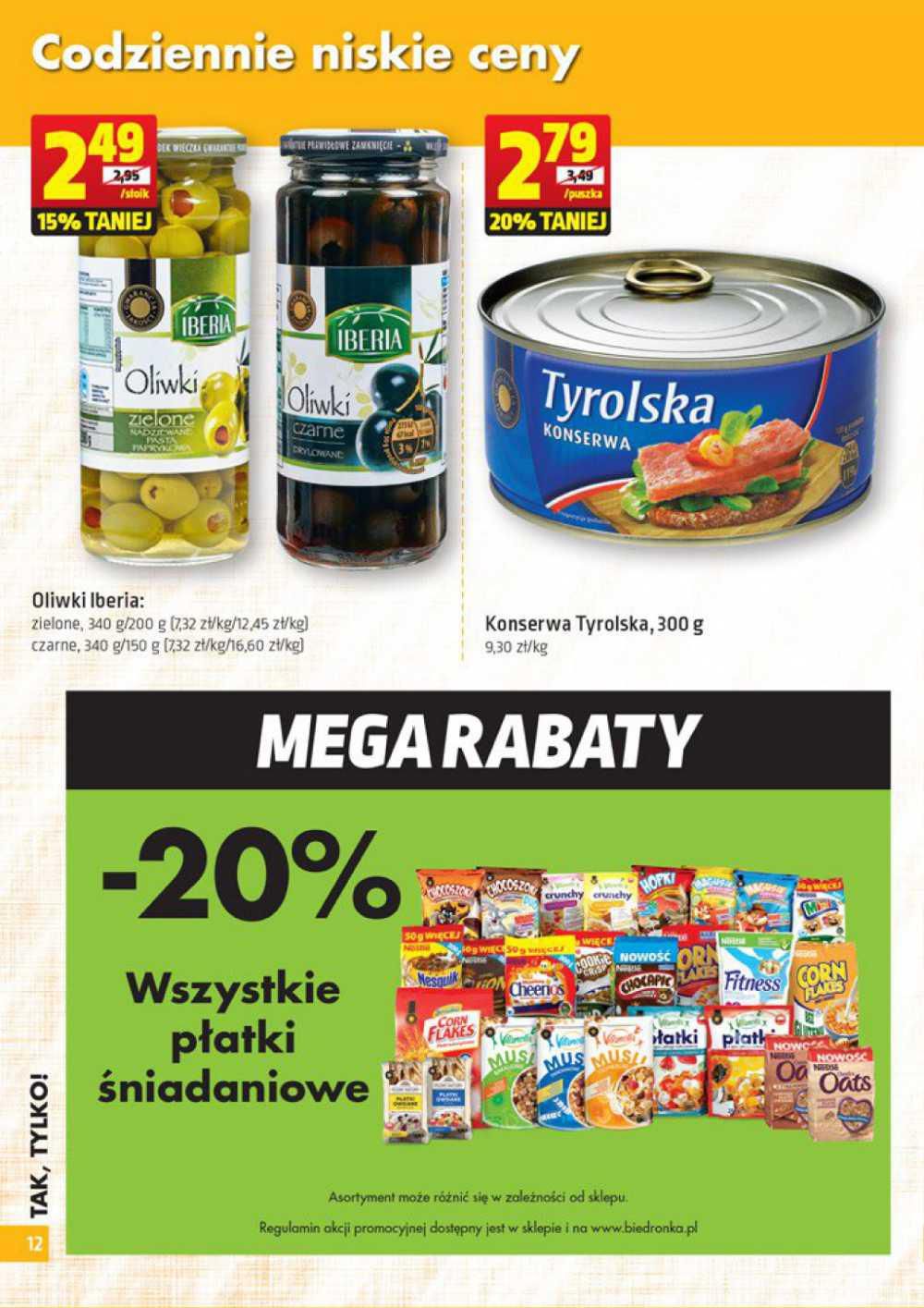 Gazetka promocyjna Biedronka do 24/02/2016 str.12