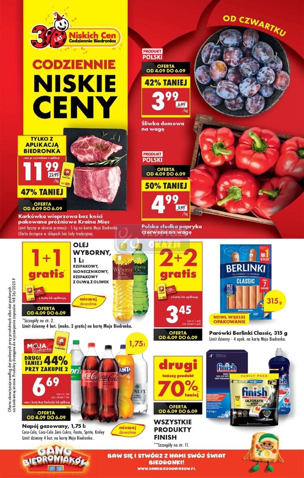 Gazetka promocyjna Biedronka do 10/09/2025 str.1