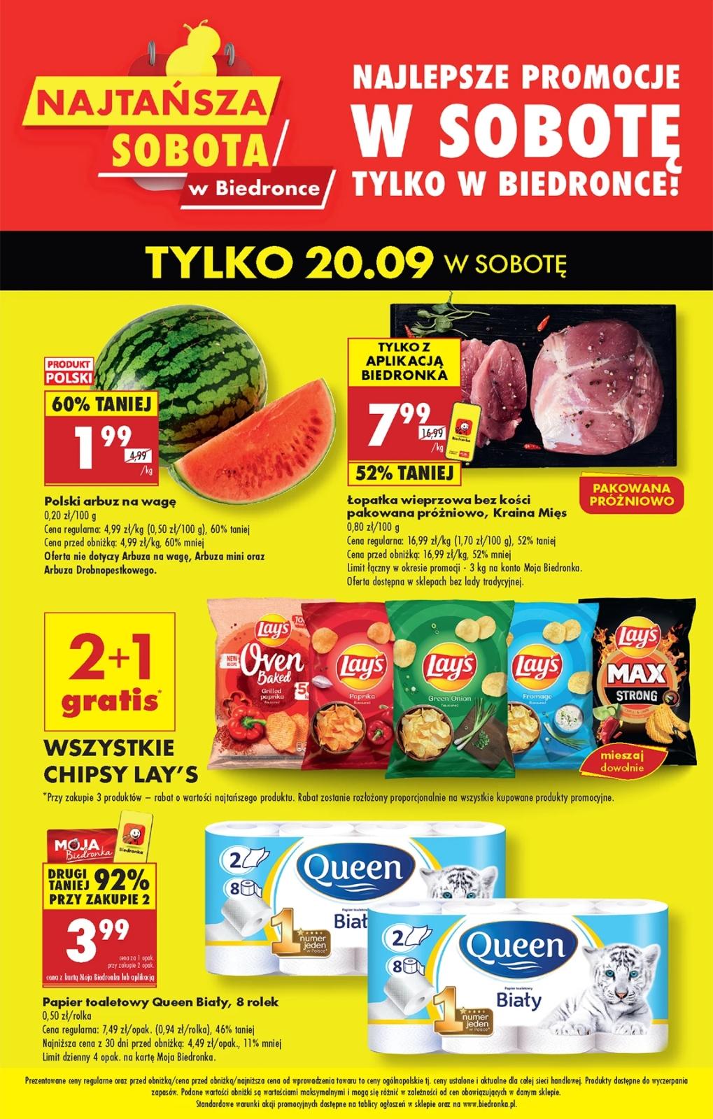 Gazetka promocyjna Biedronka do 20/09/2025 str.1