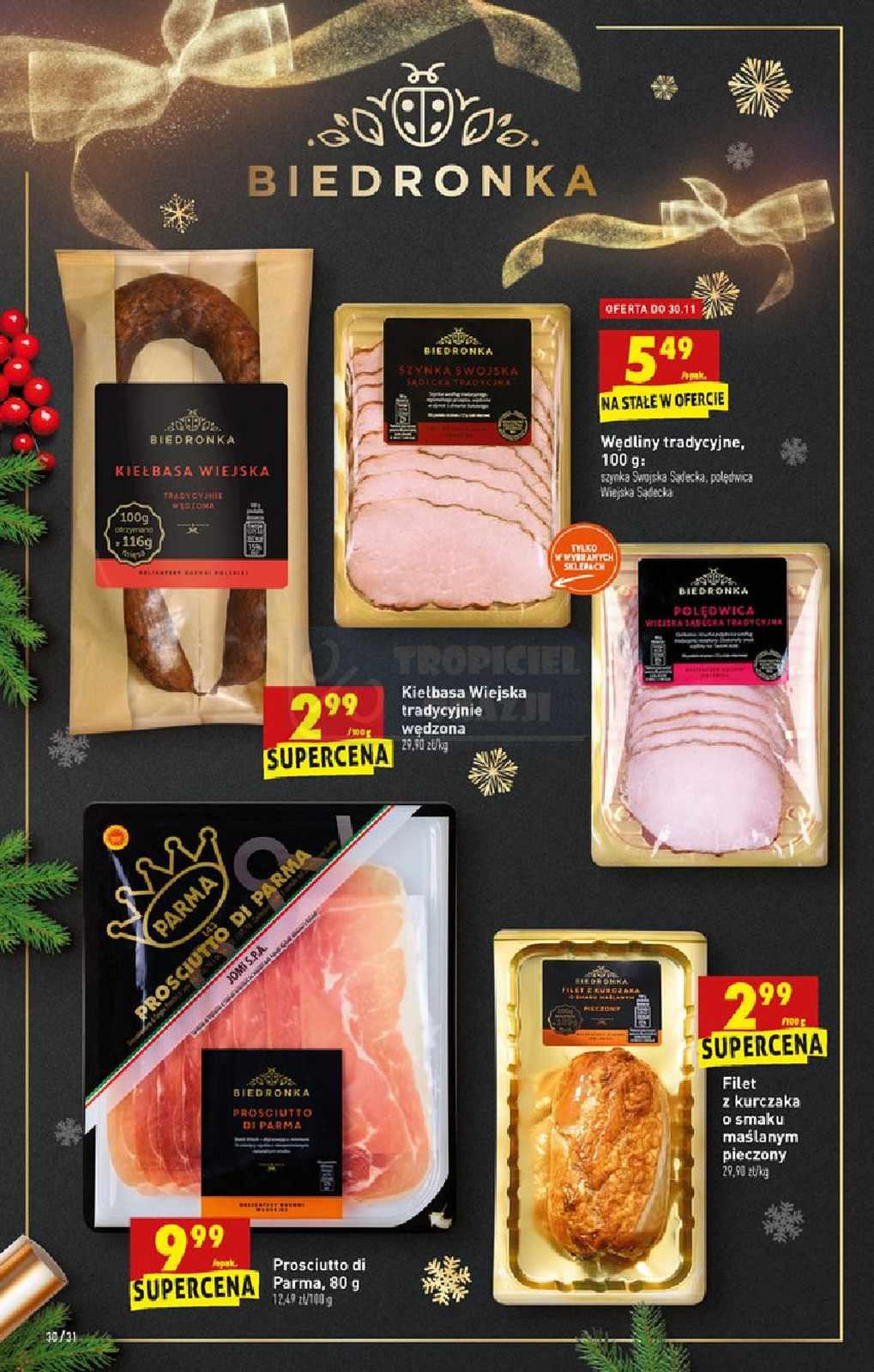 Gazetka promocyjna Biedronka do 04/12/2019 str.30