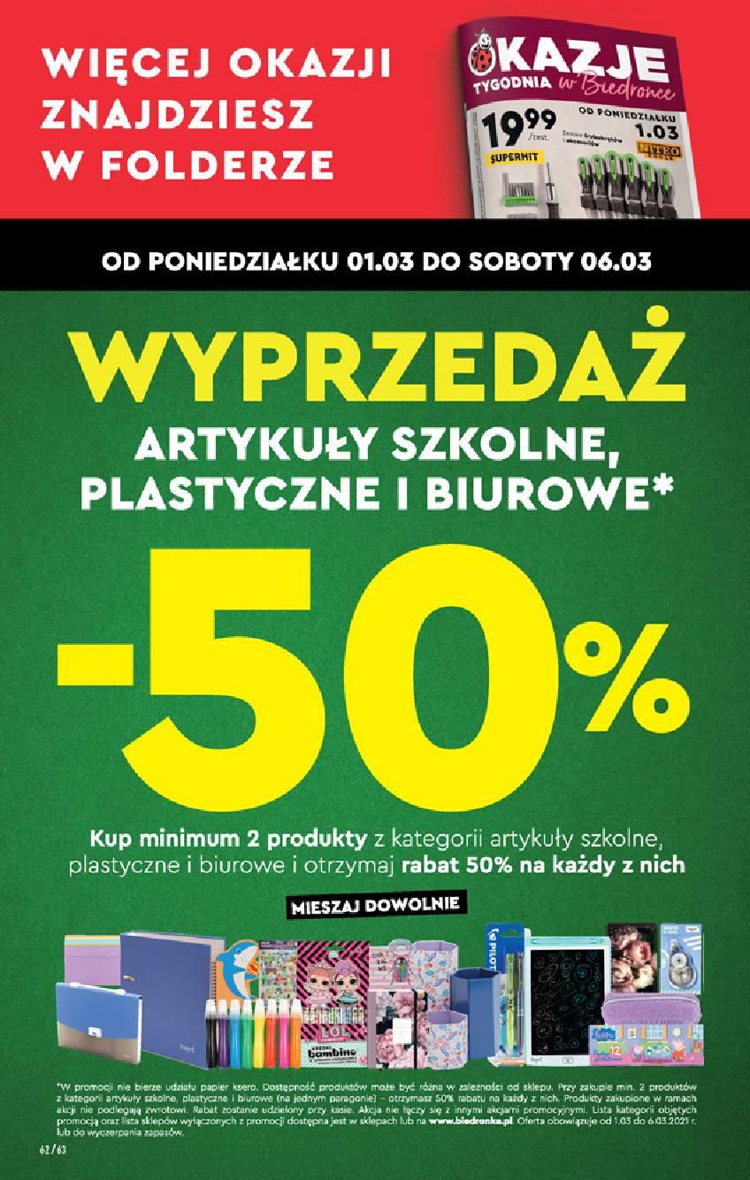 Gazetka promocyjna Biedronka do 06/03/2021 str.62