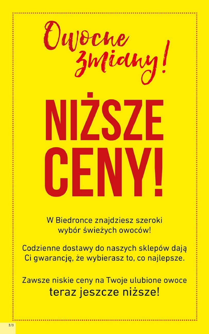 Gazetka promocyjna Biedronka do 08/09/2018 str.1