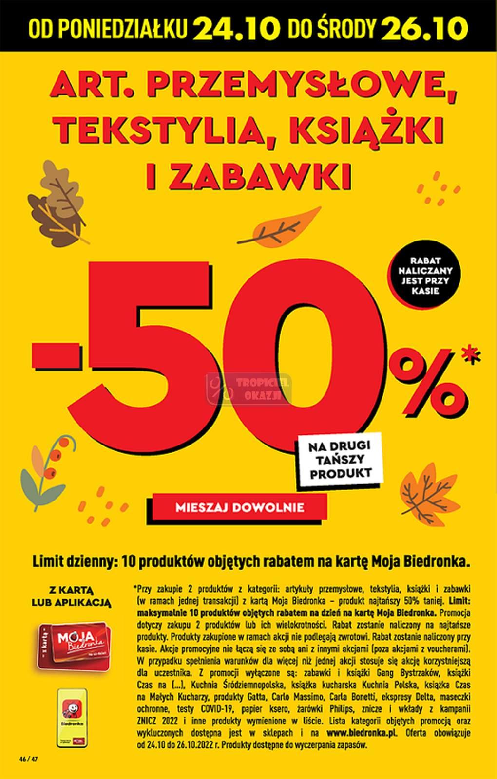 Gazetka promocyjna Biedronka do 29/10/2022 str.48