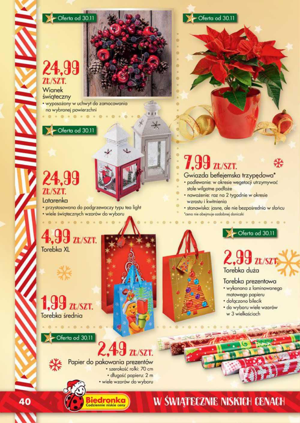 Gazetka promocyjna Biedronka do 06/12/2015 str.40