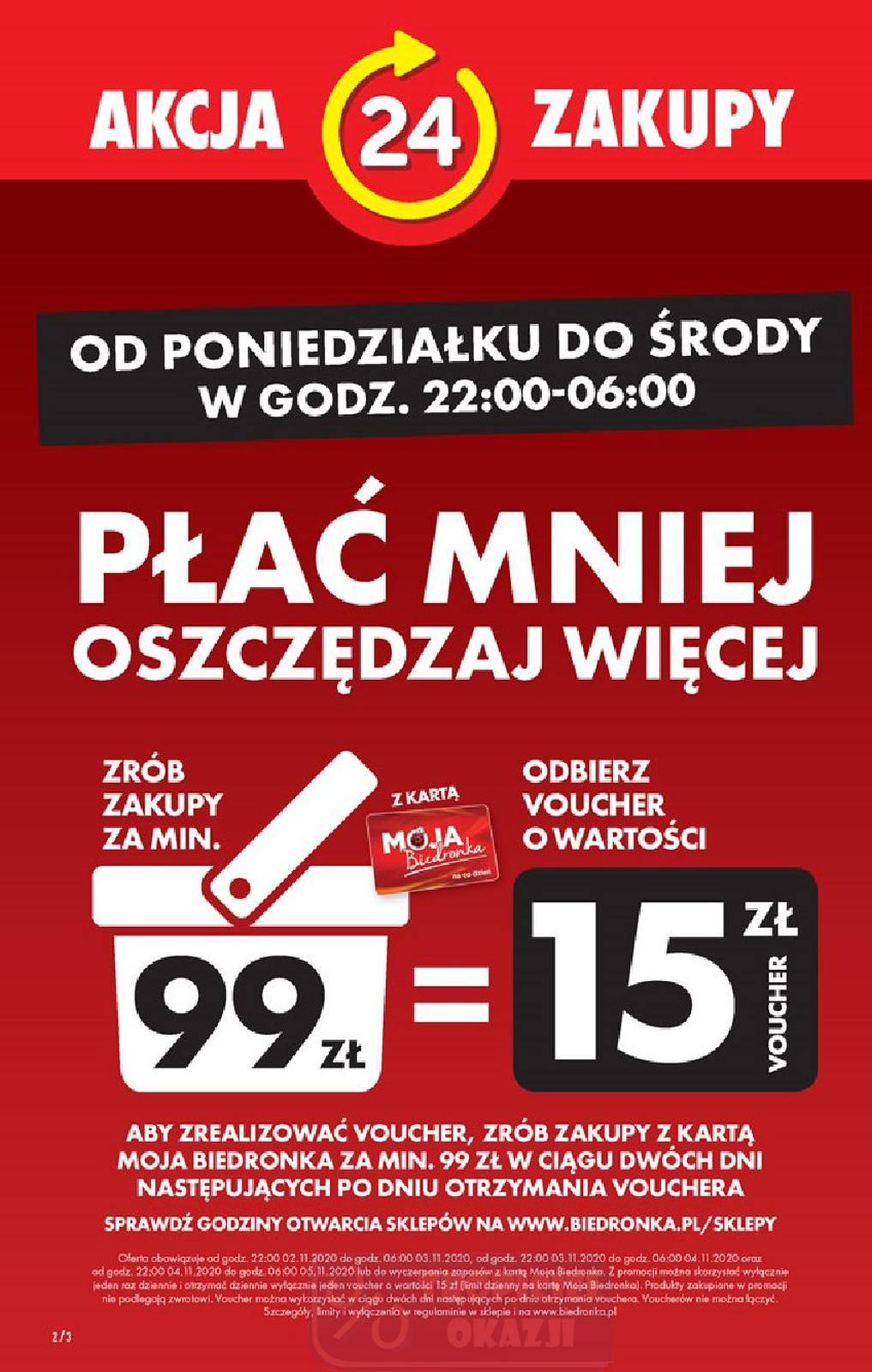 Gazetka promocyjna Biedronka do 07/11/2020 str.1