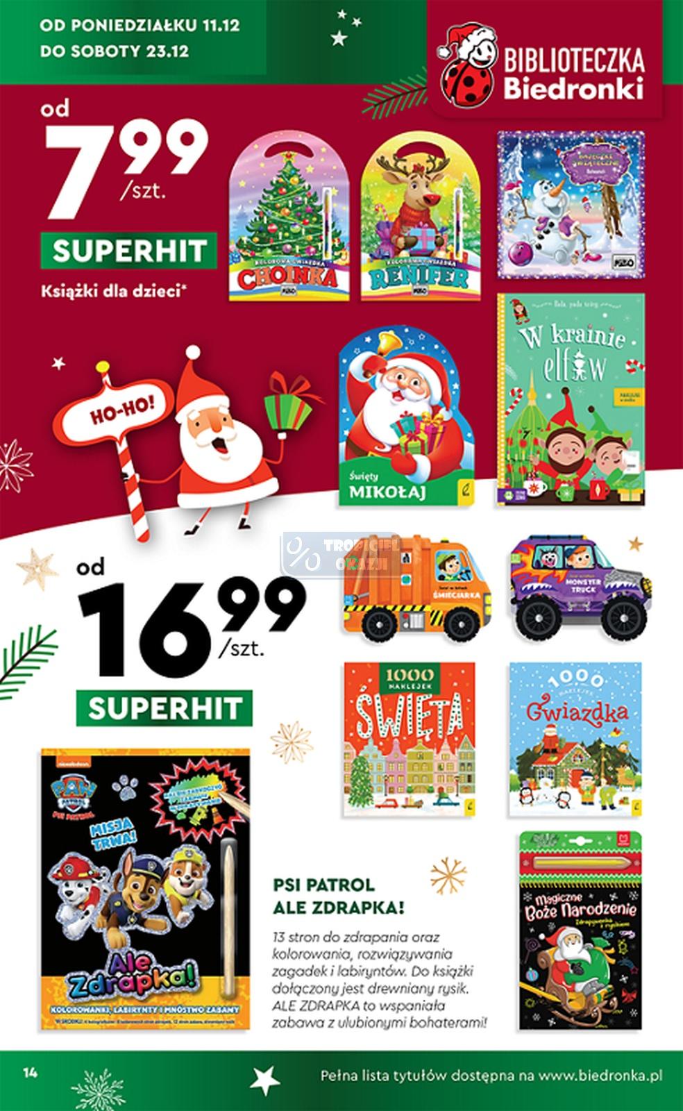 Gazetka promocyjna Biedronka do 17/12/2023 str.14