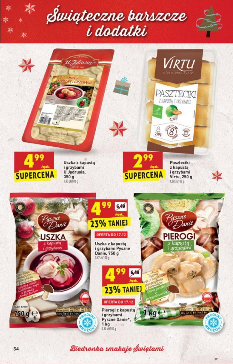 Gazetka promocyjna Biedronka do 20/12/2017 str.34