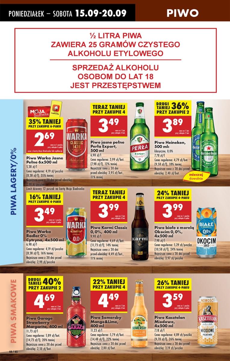 Gazetka promocyjna Biedronka do 20/09/2025 str.44