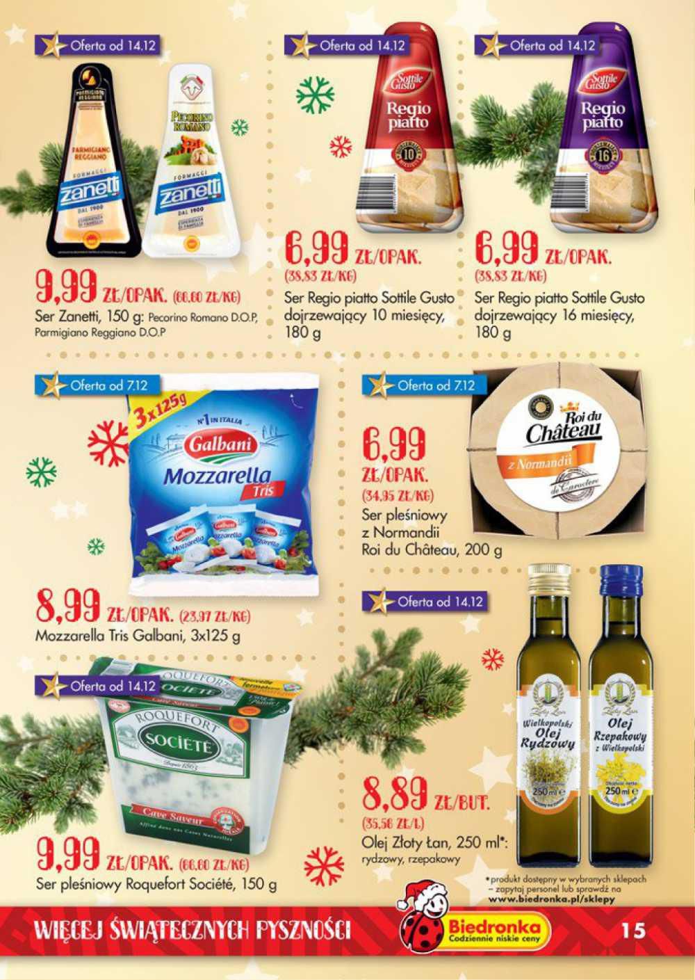 Gazetka promocyjna Biedronka do 27/12/2015 str.15