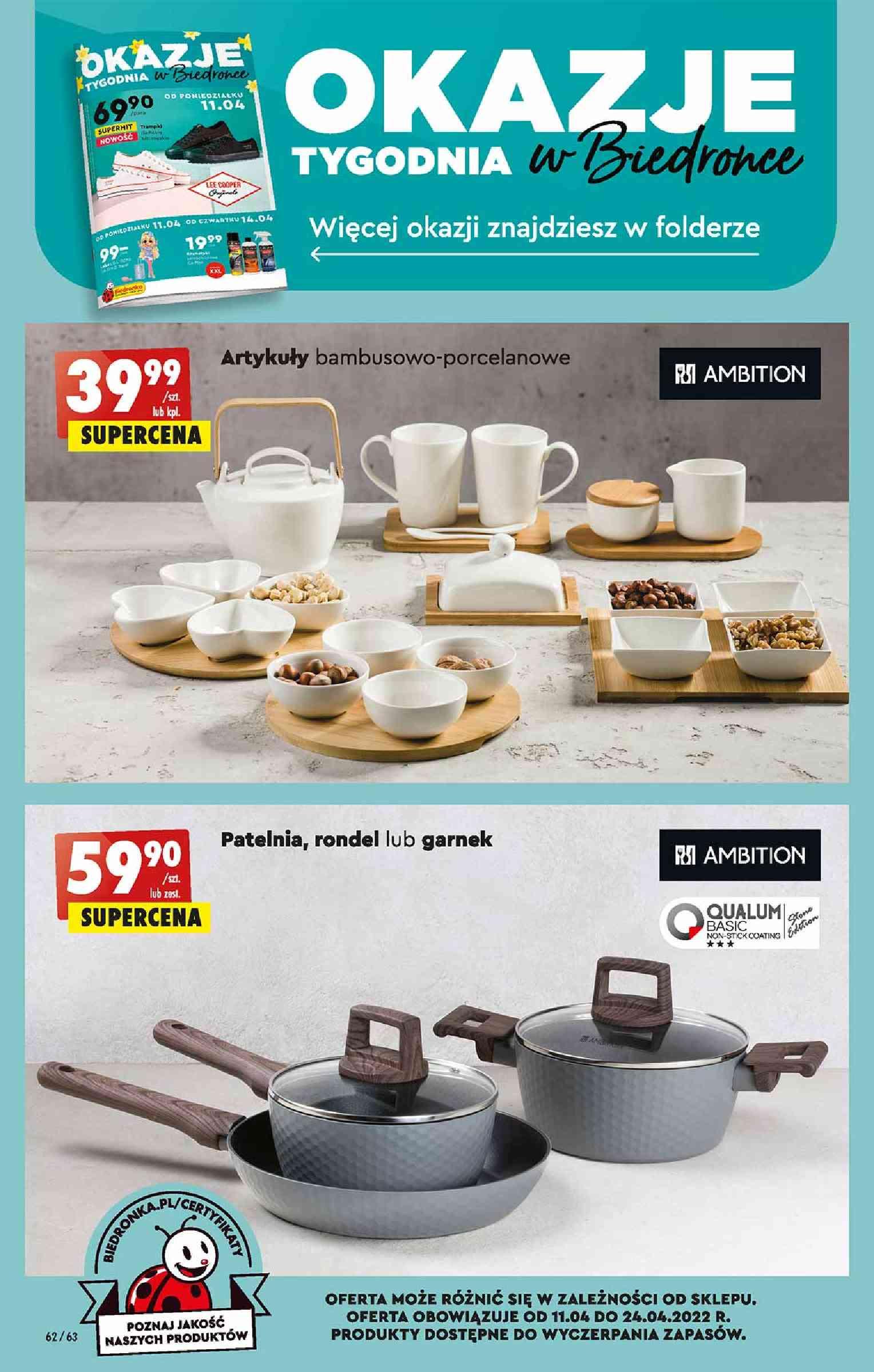 Gazetka promocyjna Biedronka do 16/04/2022 str.62