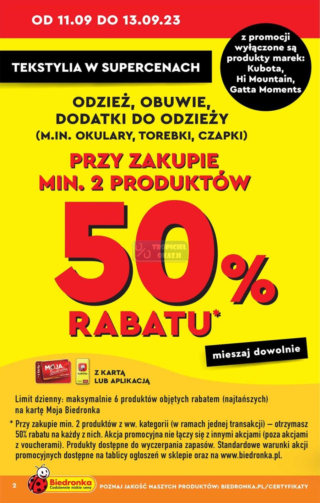 Gazetka promocyjna Biedronka do 23/09/2023 str.2