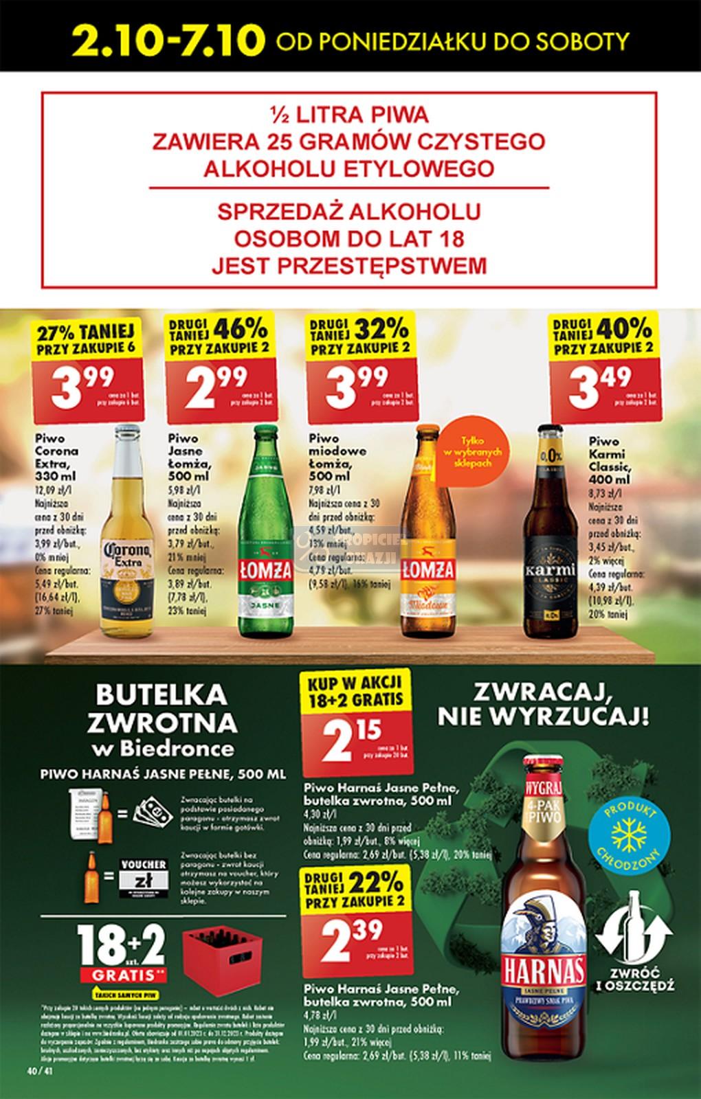 Gazetka promocyjna Biedronka do 07/10/2023 str.40