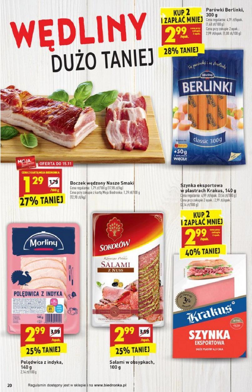 Gazetka promocyjna Biedronka do 19/11/2017 str.20