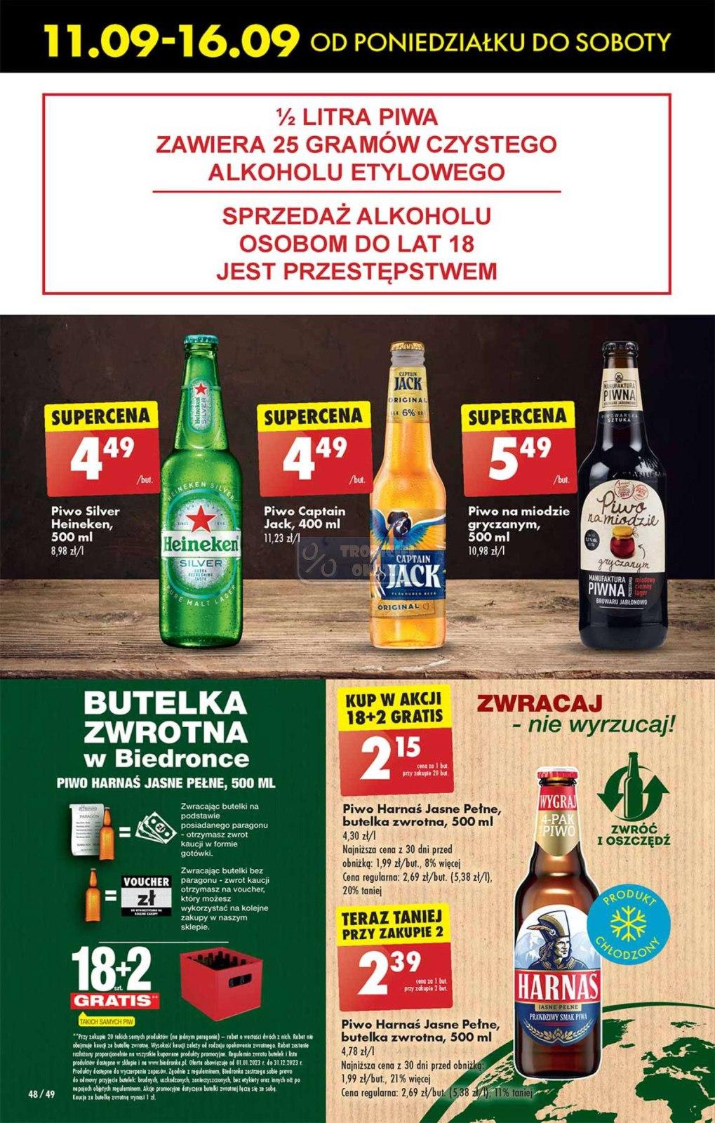 Gazetka promocyjna Biedronka do 20/09/2023 str.49