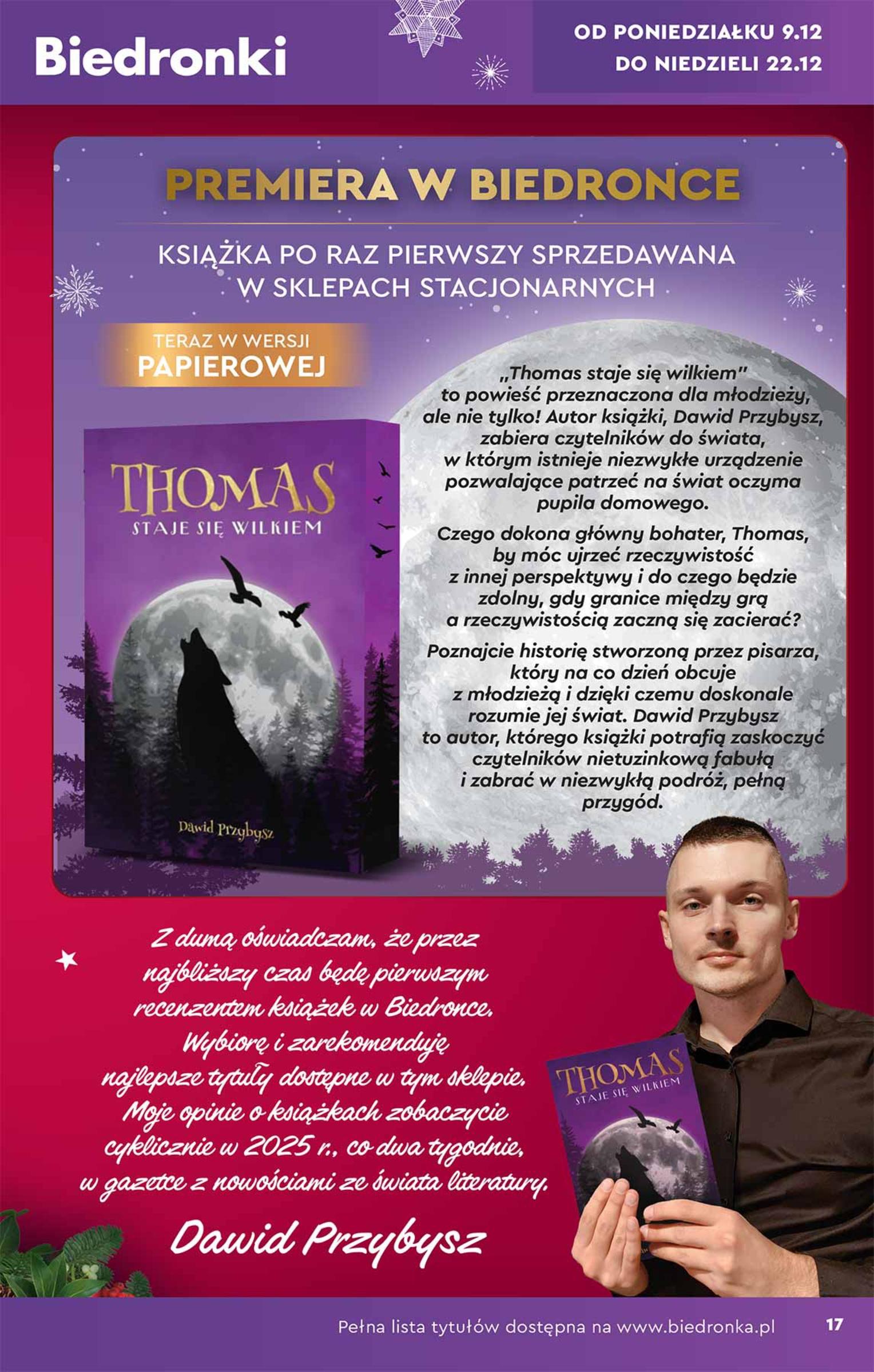 Gazetka promocyjna Biedronka do 22/12/2024 str.17