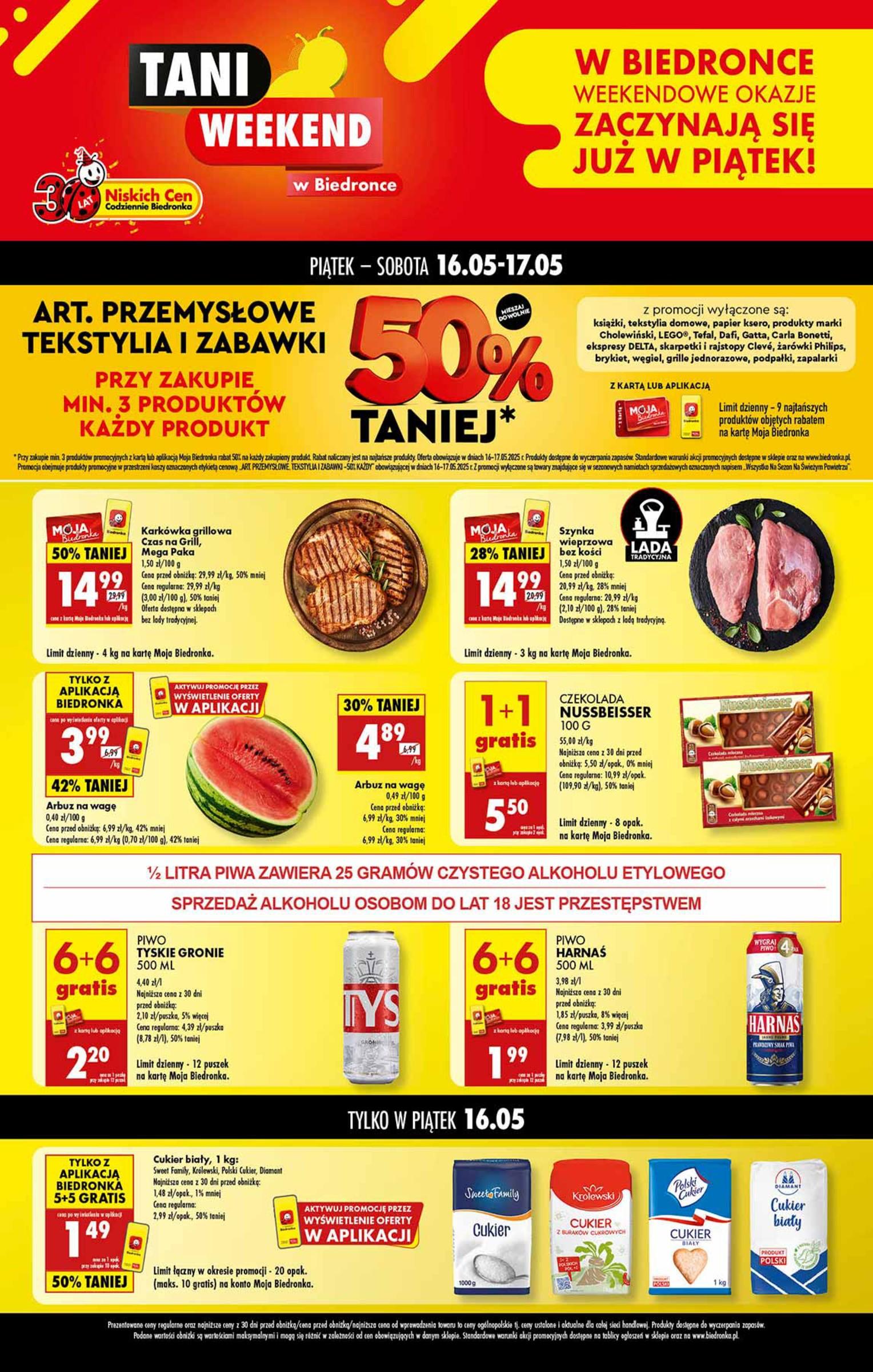 Gazetka promocyjna Biedronka do 17/05/2025 str.1