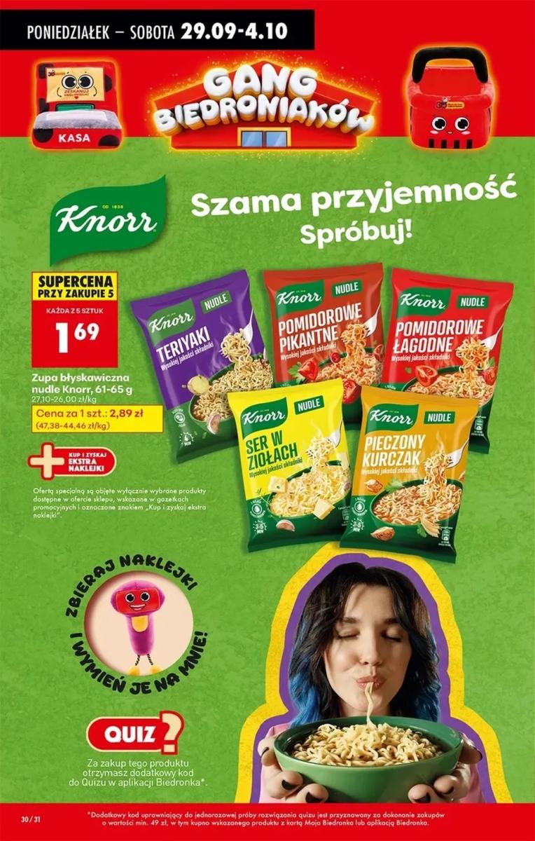 Gazetka promocyjna Biedronka do 04/10/2025 str.30