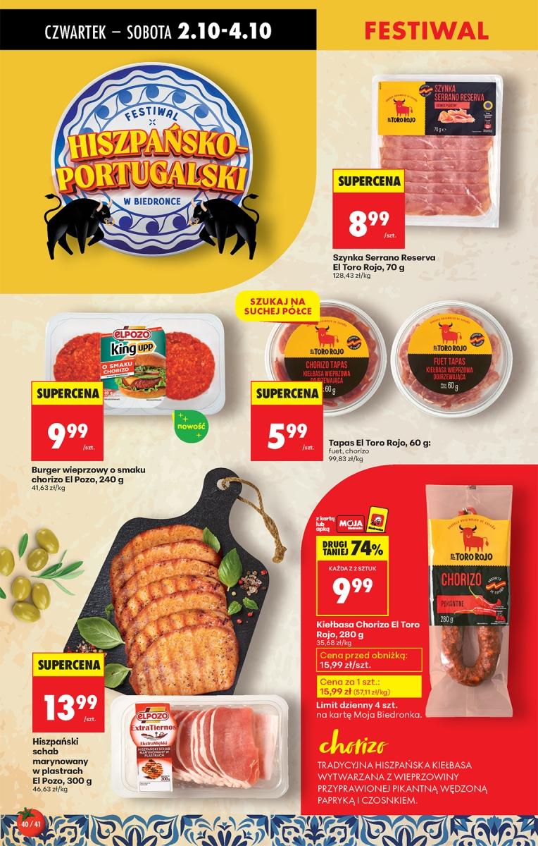 Gazetka promocyjna Biedronka do 08/10/2025 str.40
