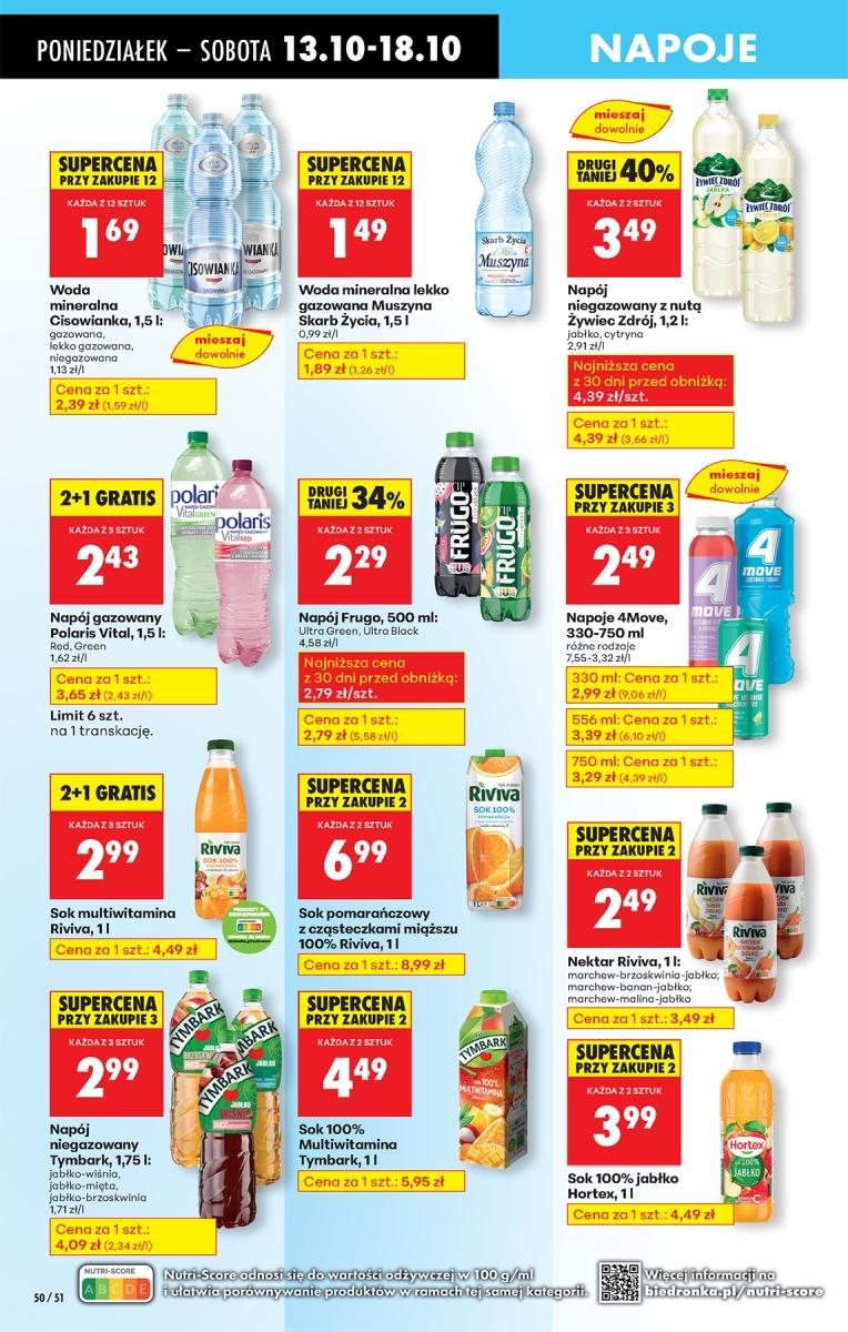 Gazetka promocyjna Biedronka do 18/10/2025 str.50