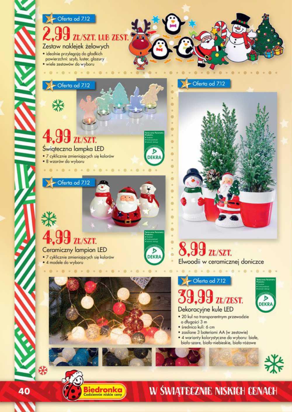 Gazetka promocyjna Biedronka do 27/12/2015 str.40